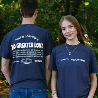 No Greater Love - Navy Tee