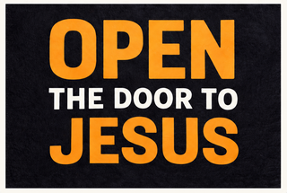 Open Door Sticker