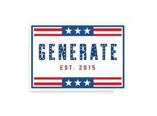 Generate Block Sticker - USA