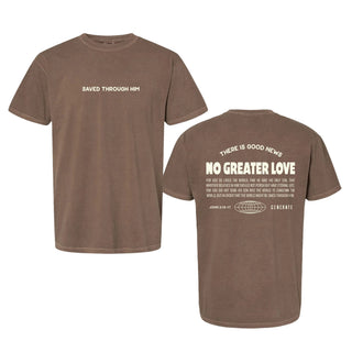 No Greater Love - Brown Tee