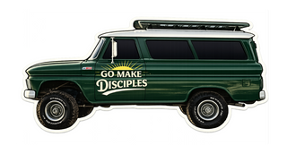 Vintage Van Sticker
