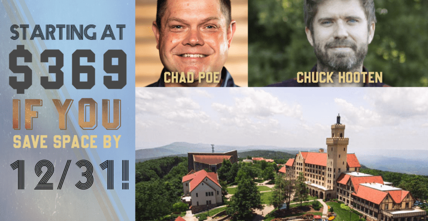 Lookout Mtn., GA | May 24 – 28, 2024 | Space Limited!